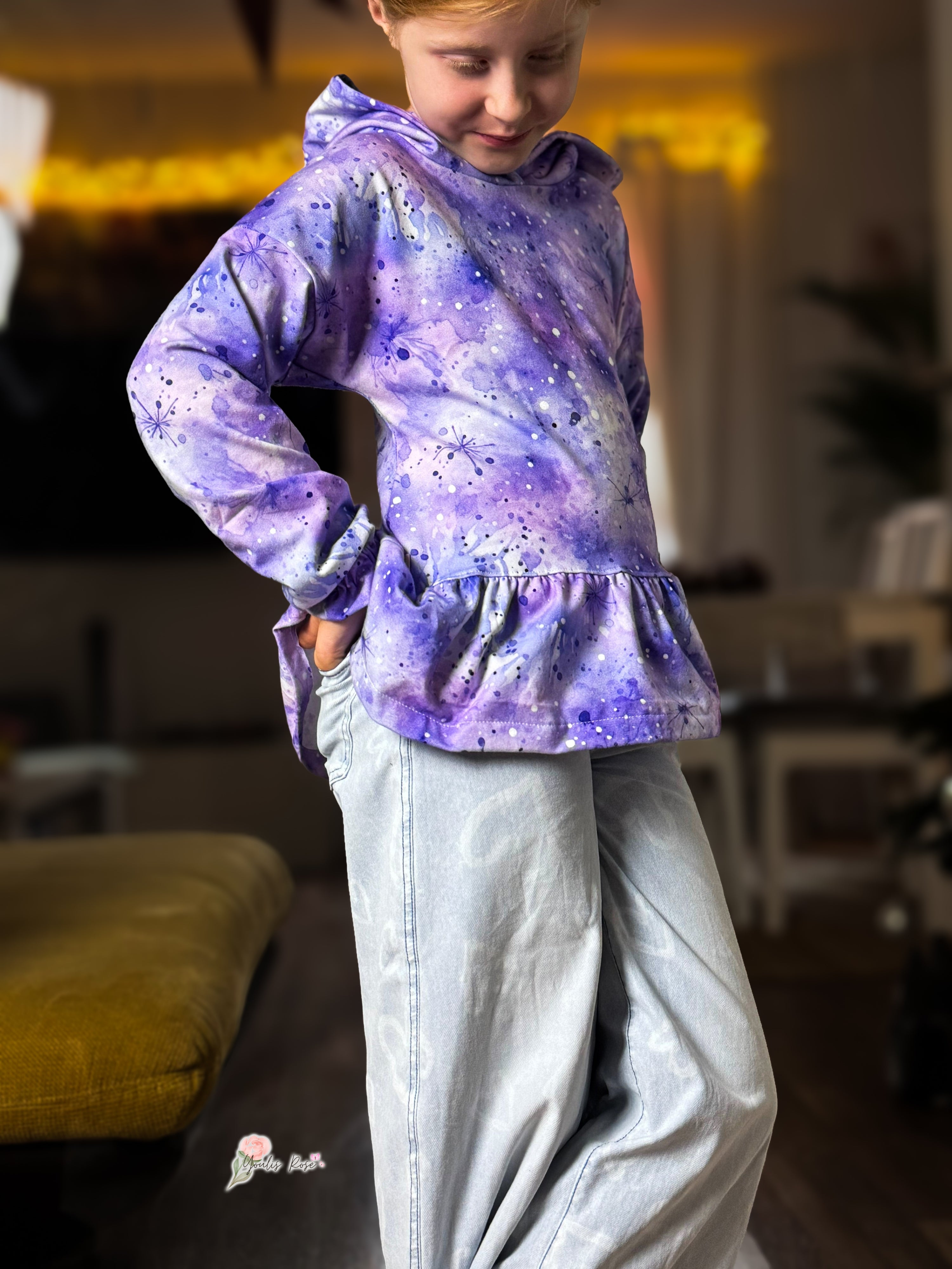 Lila Kombi Aktuellevorbestellung Stoff